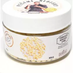 Eurocao Cerealienkugeln in weißer Schokolade 5 mm (100 g) Besky Edition