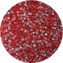 Zdobení z cukru Červený koktejl 80g