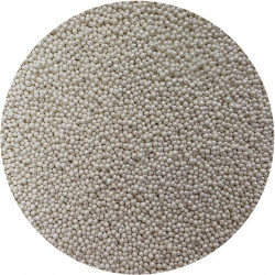 Zuckerperlen metallisch weiß 2 mm 80 g