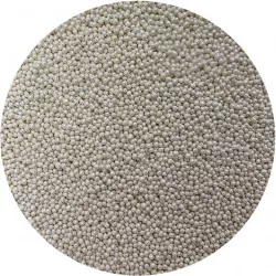 Zuckerperlen metallisch weiß 2 mm 80 g