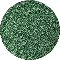 Zuckerperlen metallisch grün 2 mm 80 g