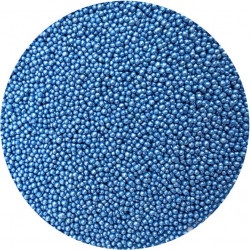 Zuckerperlen metallisch blau 2 mm 80 g