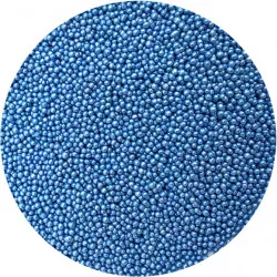 Zuckerperlen metallisch blau 2 mm 80 g