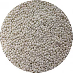 Zuckerperlen metallic weiß 3-4mm 80g