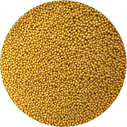 Zuckerperlen metallisch goldfarben II. 2mm 80g