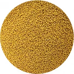Zuckerperlen metallisch goldfarben II. 2mm 80g