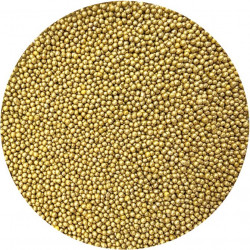 Zuckerperlen metallisch goldfarben III. 2mm 80g