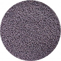 Zuckerperlen metallisch violett 2 mm 80 g