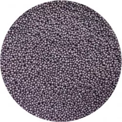 Zuckerperlen metallisch violett 2 mm 80 g