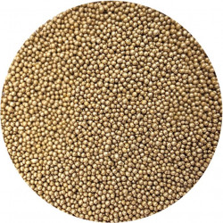 Zuckerperlen metallisch golden IV. 2mm 80g