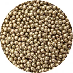 Zuckerperlen metallisch goldfarben 5 mm 80 g