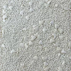 Zuckerguss weißes Herz Mix 80 g