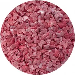 Zuckerglasur rote metallische Schmetterlinge 80 g