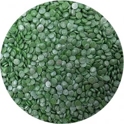 Zuckerglasur grüne Perleffekt-Konfetti 80 g