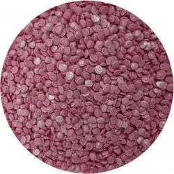 Zuckerdekoration rosa-perlmutt Konfetti 80 g