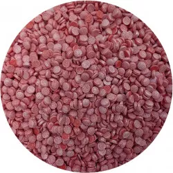 Zuckerdekoration rote Perlmutt-Konfetti 80 g