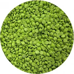 Zucker-Dekoration grüne Konfetti 80g