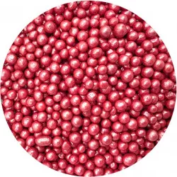 Rosenkorn-Perlen rote 5 mm 80 g