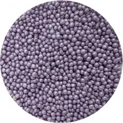 Zuckerreis-Perlen Lavendel Perlmutt 3-4 mm 80 g
