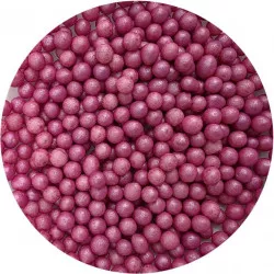 Zucker-Reis-Perlen dunkelrosa 7 mm 80 g