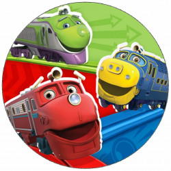 essbares Papier Chuggington – lustige Züge 19,5 cm
