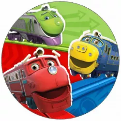 essbares Papier Chuggington – lustige Züge 19,5 cm
