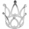 Nicht essbare Dekoration Metall Krone silberner Miniaturartikel
