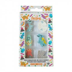 Zuckerglasur Dinosaurier 6 Stücke