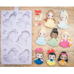 Silikonform Prinzessin 21x12 cm
