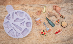 Silikonform Mini-Grillen