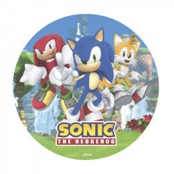 Essbares Papier Sonic und Freunde 20 cm