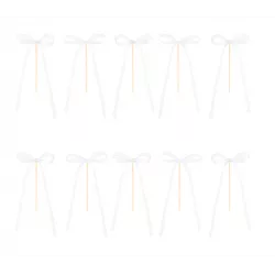 weißes Schleifen-Pinspitze 10 Stück