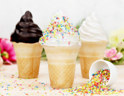 Waffle-Behälter für Eiscreme 80 ml, 21 Stück