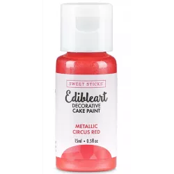 Metallic-Flüssigfarbe 15 ml „Circus Red“