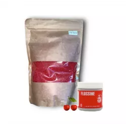 Zucker für Zuckerwatte - 1 kg - Kirsche