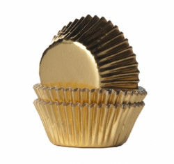 Mini-Dessertförmchen goldfarben 35x21 mm 1280 Stück