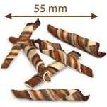 Schokoladenrollen zweifarbig TWISTER MARBLE (70 g)