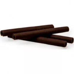 Schokoladenrollen dunkel 8,5 cm (15 Stück)