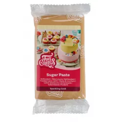 Glitzernde Deckweiß Gold 250 g