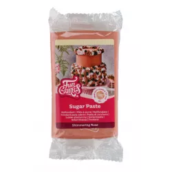 Glitzernde Deckschichtmasse rosa 250 g