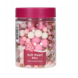 Zucker-Dekoration Perle- Rosa Feier 80 g
