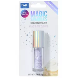 Zaubernder Glitzer Kopf in den Wolken 3g