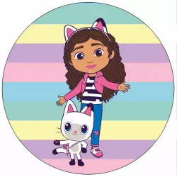 Essbares Papier Gabi Regenbogen 19,5 cm