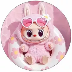 essbares Papier Labubu im Pool 19,5 cm