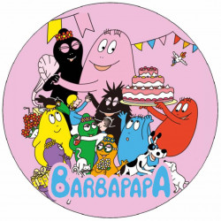 Essbares Papier Barbapapa 19,5 cm