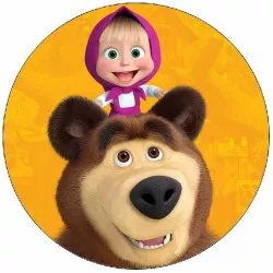 Essbares Papier Mascha und der Bär 19,5 cm