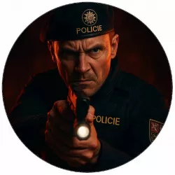 Essbare Polizeipapier bei der Aktion 19,5 cm