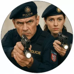 Essbares Papier Polizei deckt mir den Rücken 19,5 cm
