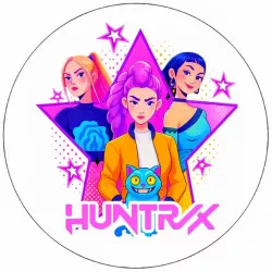 Essbares Papier KPop Demon Hunters 19,5 cm