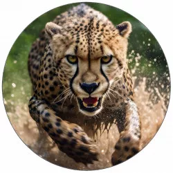 Essbarer Papier Gepard 19,5 cm